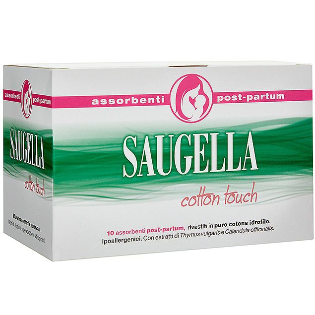 Saugella Cotton Touch Assorbenti Post Parto 10 Pezzi in vendita online su  FarmaRegno