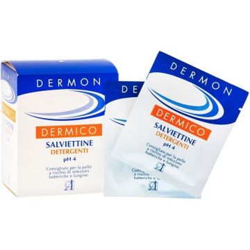 Dermon Dermico Salviettine Detergenti da Viaggio 10 Pezzi