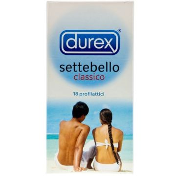 Durex Settebello Profillattici Preservativi Classici 18 Pezzi
