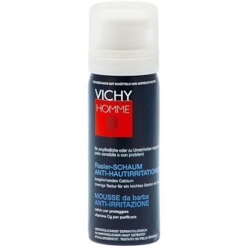 Vichy Homme Mini Schiuma da Barba Viaggio Pelle Sensibile 50ml