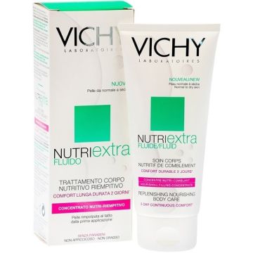 Vichy Nutriextra Fluido Corpo Nutriente Idratante + Idealia Crema Lumiere Omaggio 200ml+15ml