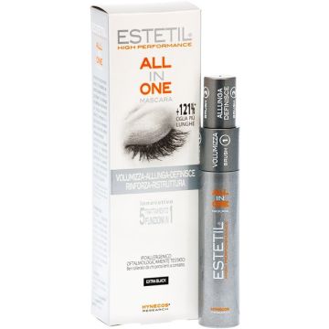 Estetil Mascara All In One 5 Funzioni In 1 Extra Black 7ml