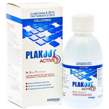 Plak Out Active Collutorio Clorexidina 0,20% 200ml