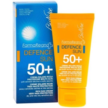 Bionike Defence Sun Crema Solare Ricca Viso Protezione Alta SPF50 50ml