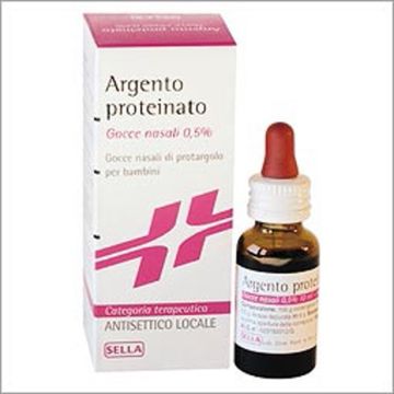 Argento Proteinato Sella 0,5% Bambini Gocce Nasali 10ml