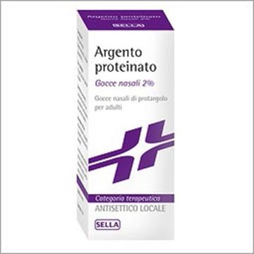 Argento Proteinato Sella 2% Adulti Gocce Nasali 10ml
