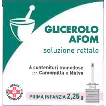 Glicerolo Afom Prima Infanzia 6 Contentori Monodose 2,25g