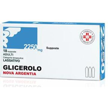 Glicerolo Nova Argentia Adulti 18 Supposte 2250mg