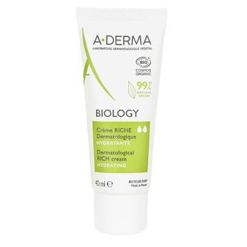 A-Derma Biology Crema Ricca Idratante 40ml
