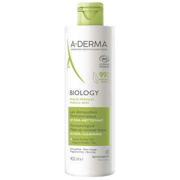 A-Derma Biology Latte Struccante Idra-detergente 400ml