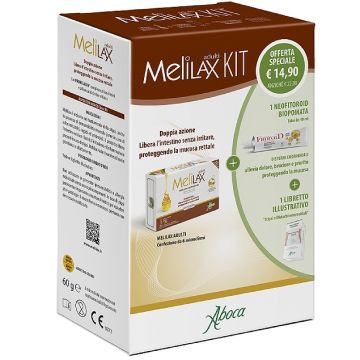 Aboca Melilax Kit Adulti 6 Microclismi + NeoFitoroid Pomata 40ml