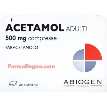 Acetamol Adulti 500mg 20 Compresse 