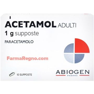 Acetamol Adulti 10 Supposte 1g