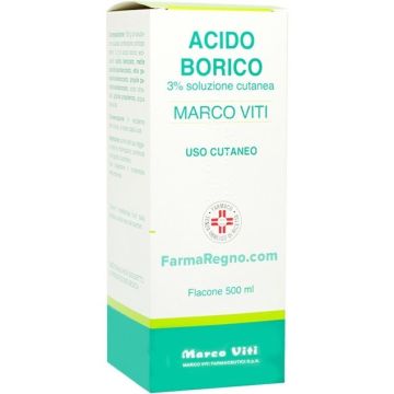 Acido Borico Marco Viti 3% 500ml 