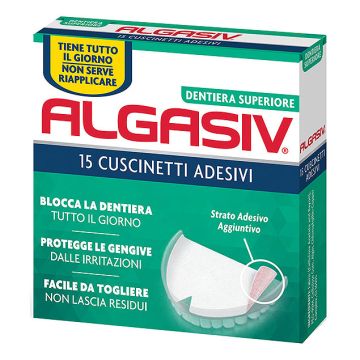 Algasiv Adesivo Protesi Superiore 15 Pezzi