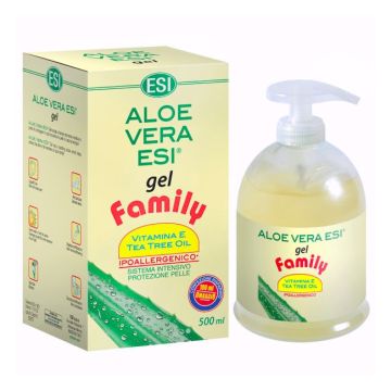 Aloe Vera Gel Family Esi Tea Tree Oil e Vitamina E Promo 500ml