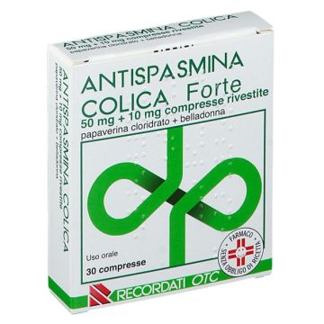Antispasmina Colica Forte 50mg+10mg 30 Compresse