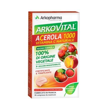 Arkovital Acerola 1000 Arkopharma 30 Compresse Masticabili