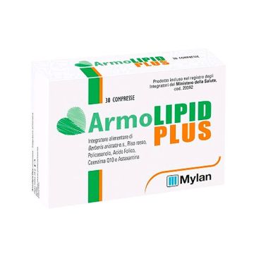 Armolipid Plus Integratore Alimentare Colesterolo e Trigliceridi 30 Compresse