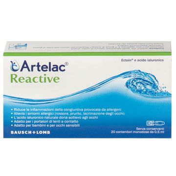 Artelac Reactive Congiuntivite Allergica 10 Flaconcini Monodose