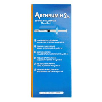 Arthrum H 2% 1 Iniezione Intra Articolare 2ml