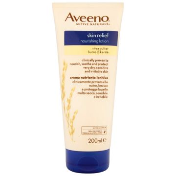 Aveeno Skin Relief Crema Nutriente Lenitiva Burro di Karité 200ml