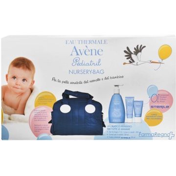 Avène Pediatril Nursery Bag Borsa Cambio e Tre Prodotti 500ml+50ml+50ml