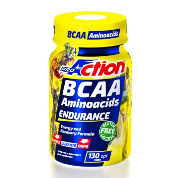 ProAction BCAA Aminoacids Endurance Integratore 130 Compresse