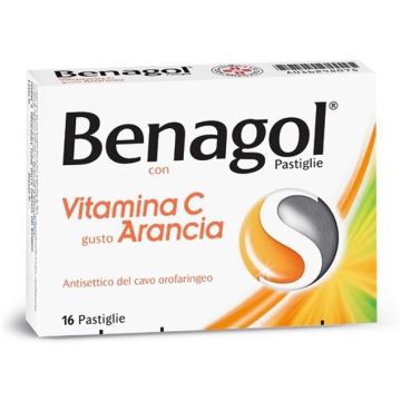 Benagol Vitamina C Gusto Arancia 16 Pastiglie