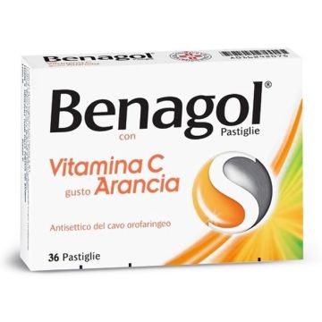 Benagol Vitamina C Gusto Arancia 36 Pastiglie