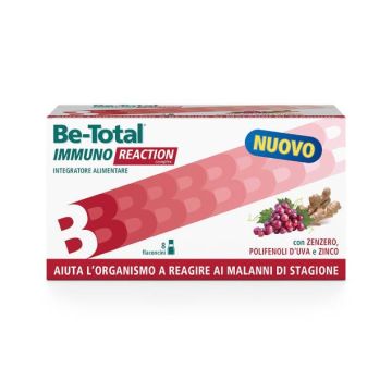 BeTotal Immuno Reaction Gusto Zenzero 8 Flaconcini