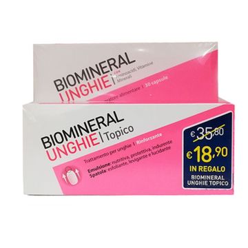 Biomineral Unghie 30 Capsule + Omaggio Topico Emulsione 20ml