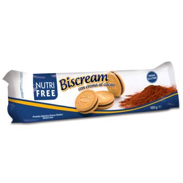 Biscream Biscotti Crema al Cacao Nutrifree 125g