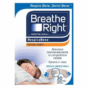 Breathe Right Cerottini Nasali Extra Forti 30 Pezzi