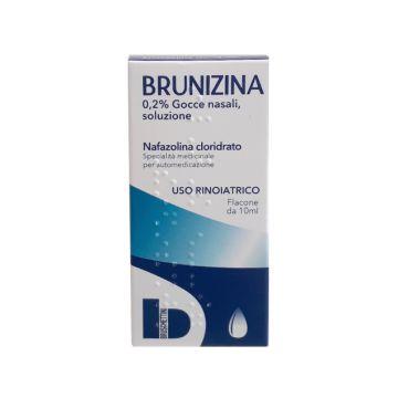 Brunizina 0,2% Gocce Nasali Nafazolina Cloridrato 10ml