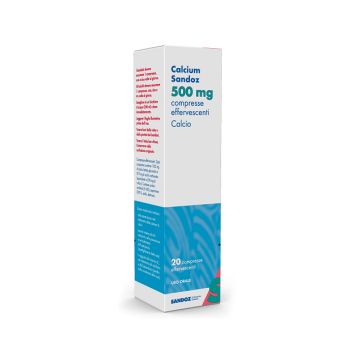 Calcium Sandoz 20 Compresse Effervescenti 500mg