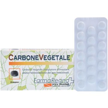 Carbone Vegetale Gas Intestino Pool Pharma 40 Compresse