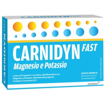 Carnidyn Fast Magnesio e Potassio 20 Bustine