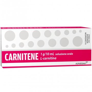 Carnitene Soluzione Orale 10 Flaconcini Monodose 1g