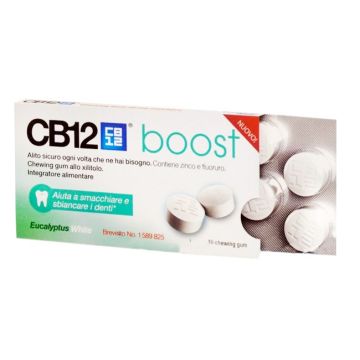 CB12 Boost Gomme Masticabili Xilitolo Eucalipto