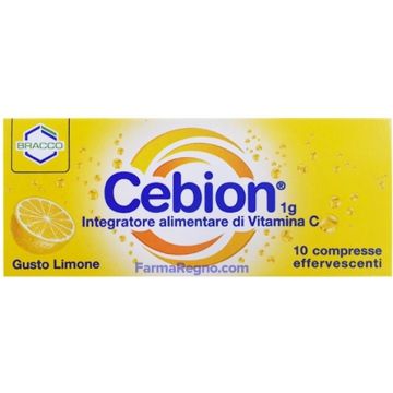 Cebion Integratore Alimentare Vitamina C Limone 10 Compresse