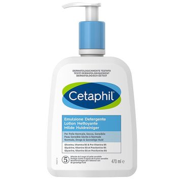 Cetaphil Emulsione Detergente Viso Corpo 470ml Promo