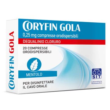 Coryfin Gola 20 Compresse per disinfettare il cavo orale