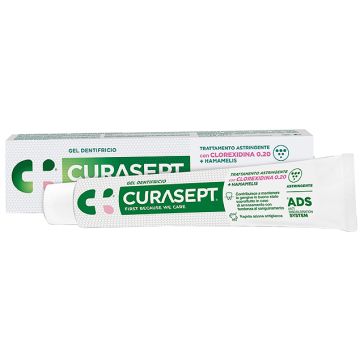 Curasept Gel Dentifricio Astringente 0,20% Clorexidina 75ml
