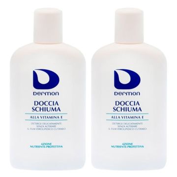 Dermon Doccia Schiuma Delicato 400ml+400ml Promo