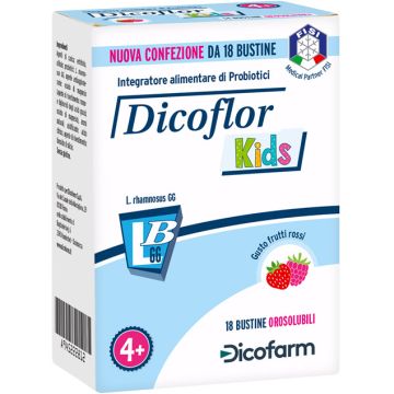 Dicoflor Kids Integratore Fermenti Lattici 18 Bustine