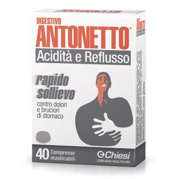 Digestivo Antonetto Acidità e Reflusso 40 Compresse