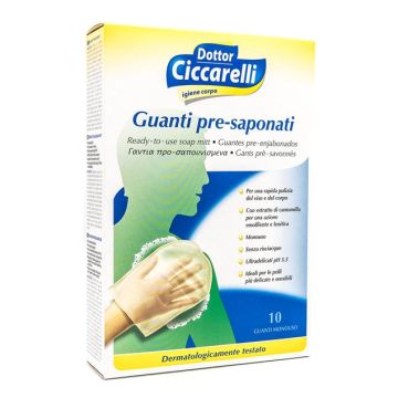 Guanti Pre-saponati Monouso Dr Ciccarelli 10 Pezzi