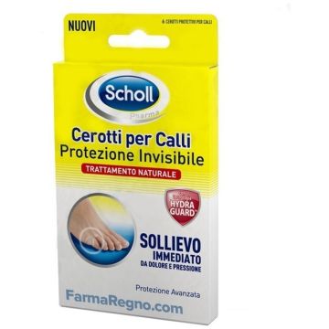 Scholl Cerotto per Calli Protezione Invisibile 6 Pezzi
