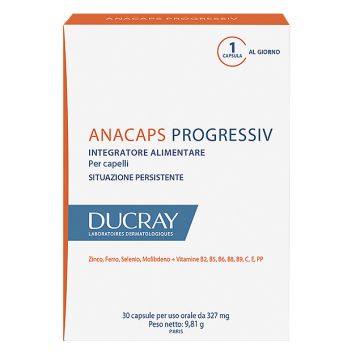 Ducray Anacaps Progressiv Integratore Capelli 30 Capsule